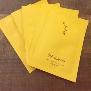 5 pcs Sulwhasoo first care activating mask